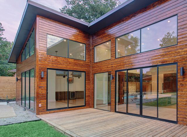 Milgard aluminum window ultra slim sightlines large glass