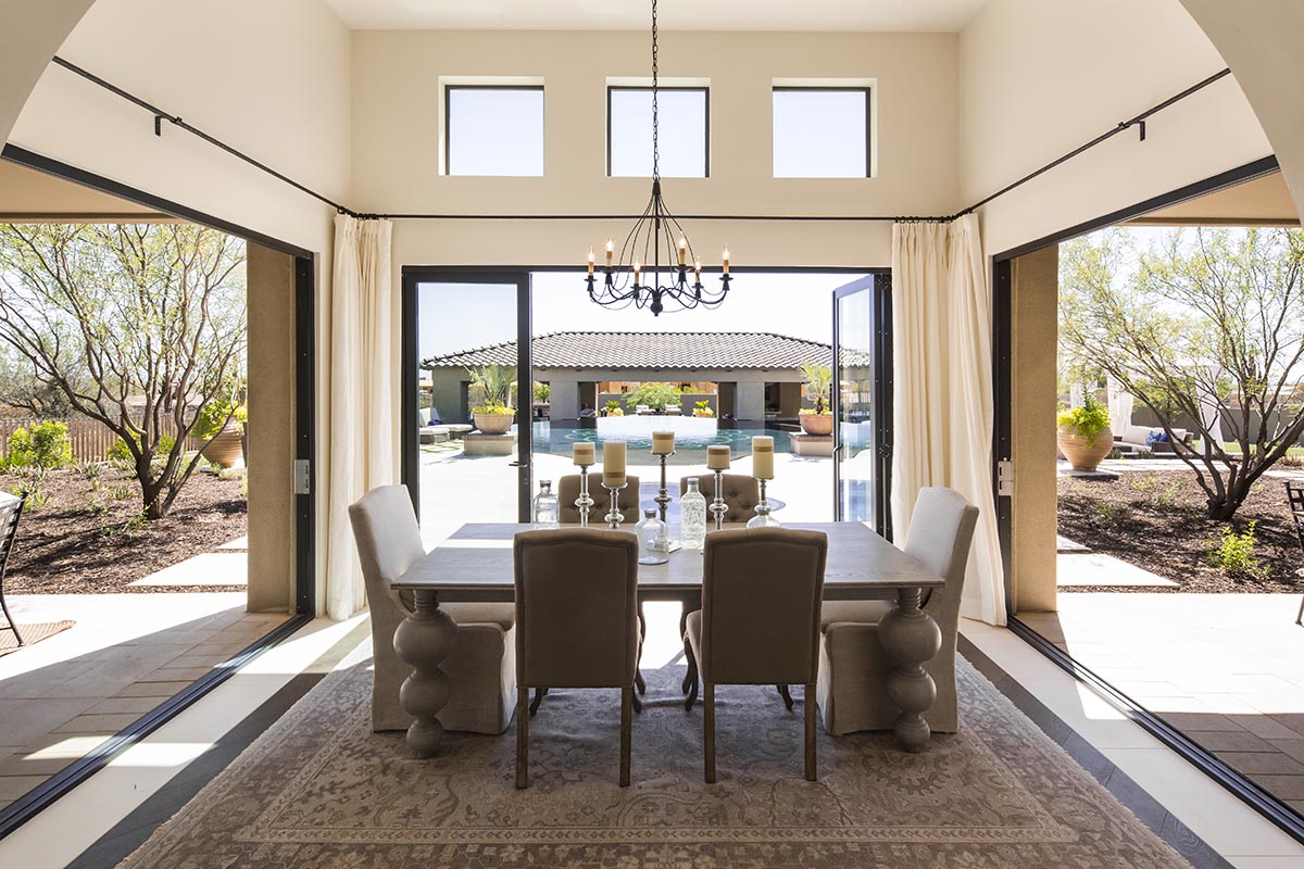 Milgard aluminum AX650 bi-fold door