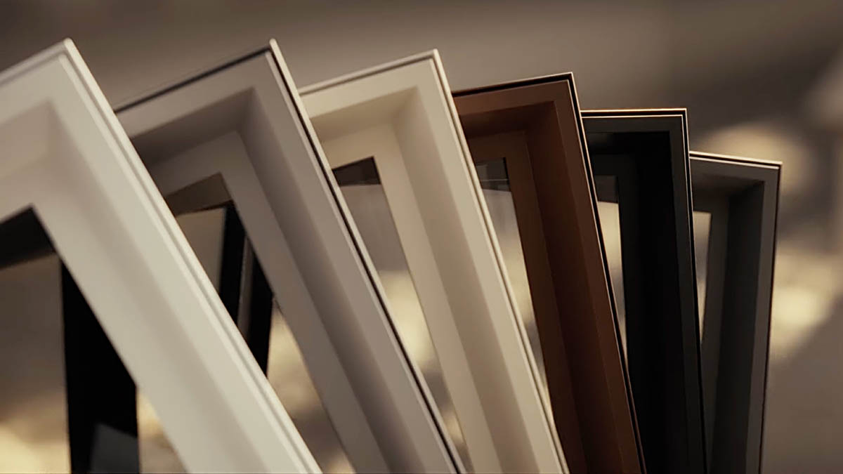 Milgard All finishes are available with white or color-matched interiors