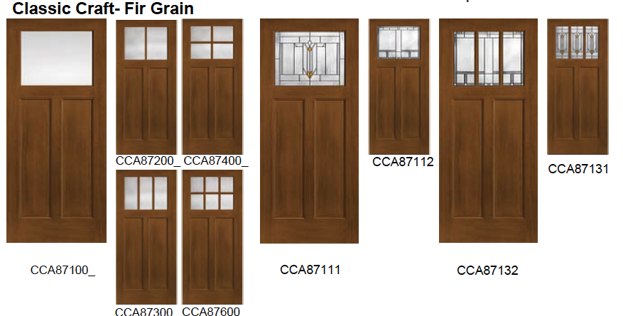 Therma-Tru fiberglass entry doors