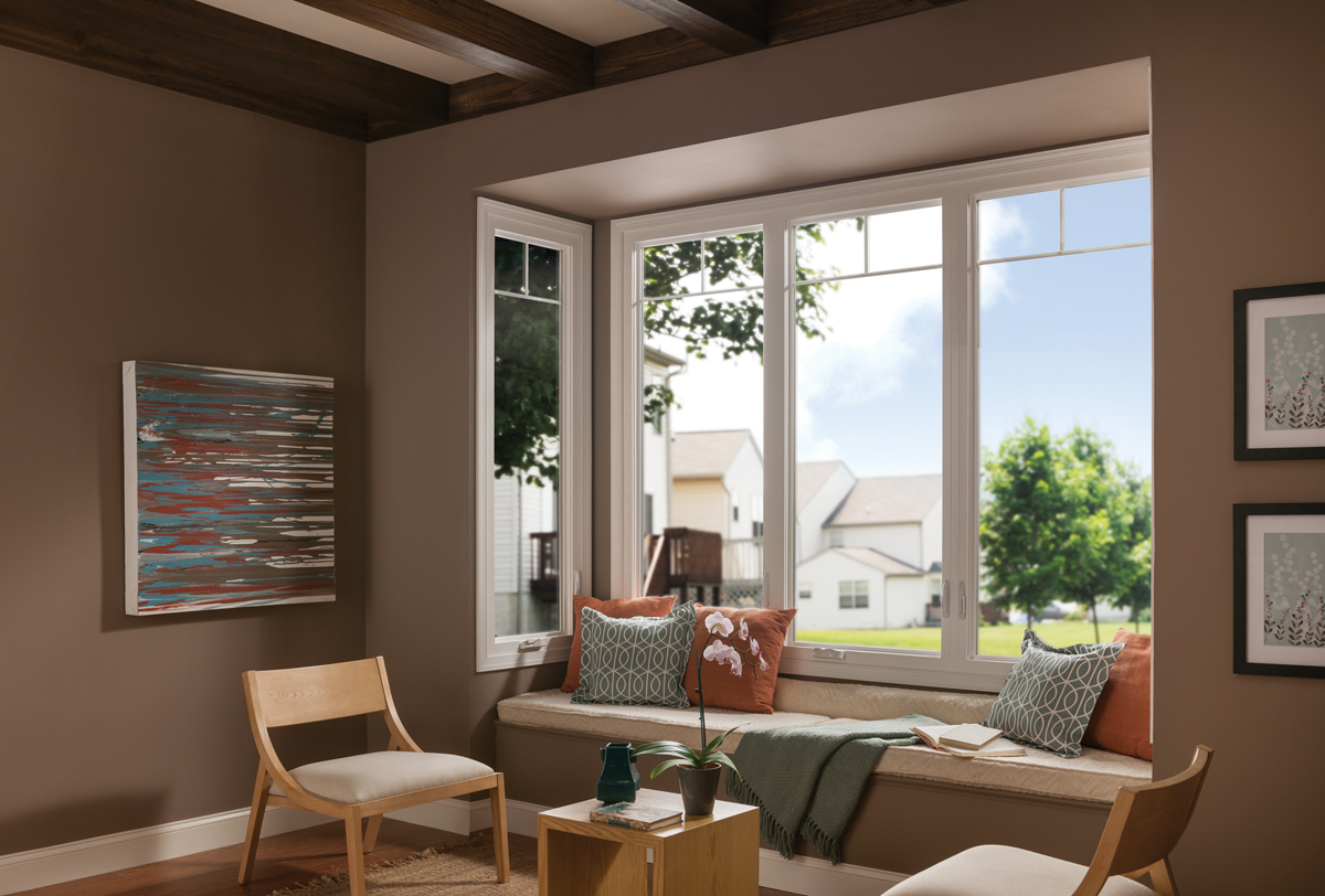Milgard Tuscany Series double-hung vinyl window