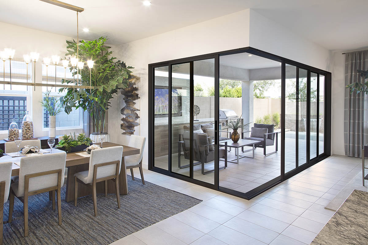 Milgard vinyl bay and bow window
